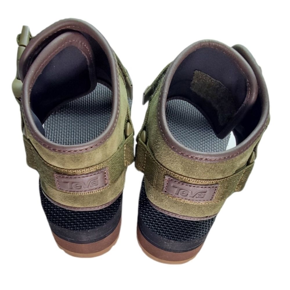 NWOT Dark Olive Teva Indio Jewel Sandals - Picture 7 of 8